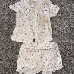 3T toddler floral Pajama Set